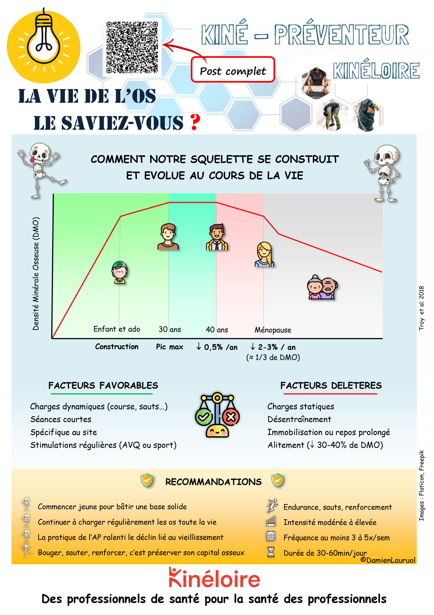 27. Affiche - La vie de l'os QRCODE La vie de l'os Kinéloire